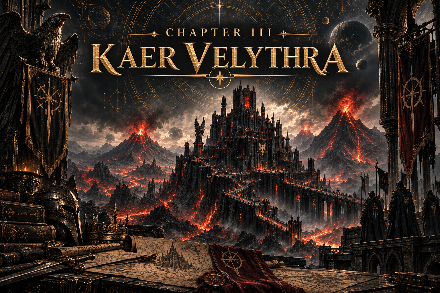 On Aelurith, one has crossed the veil.
To bury his daughter.
But grief does not always end at the grave.

He came with one purpose:
to defy death,
to understand time, to force open 
what was never meant to be opened.
