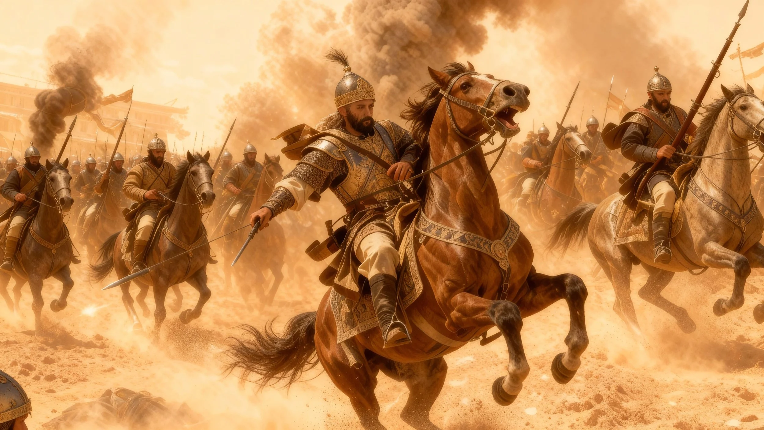 Even the cavalry could not get through.