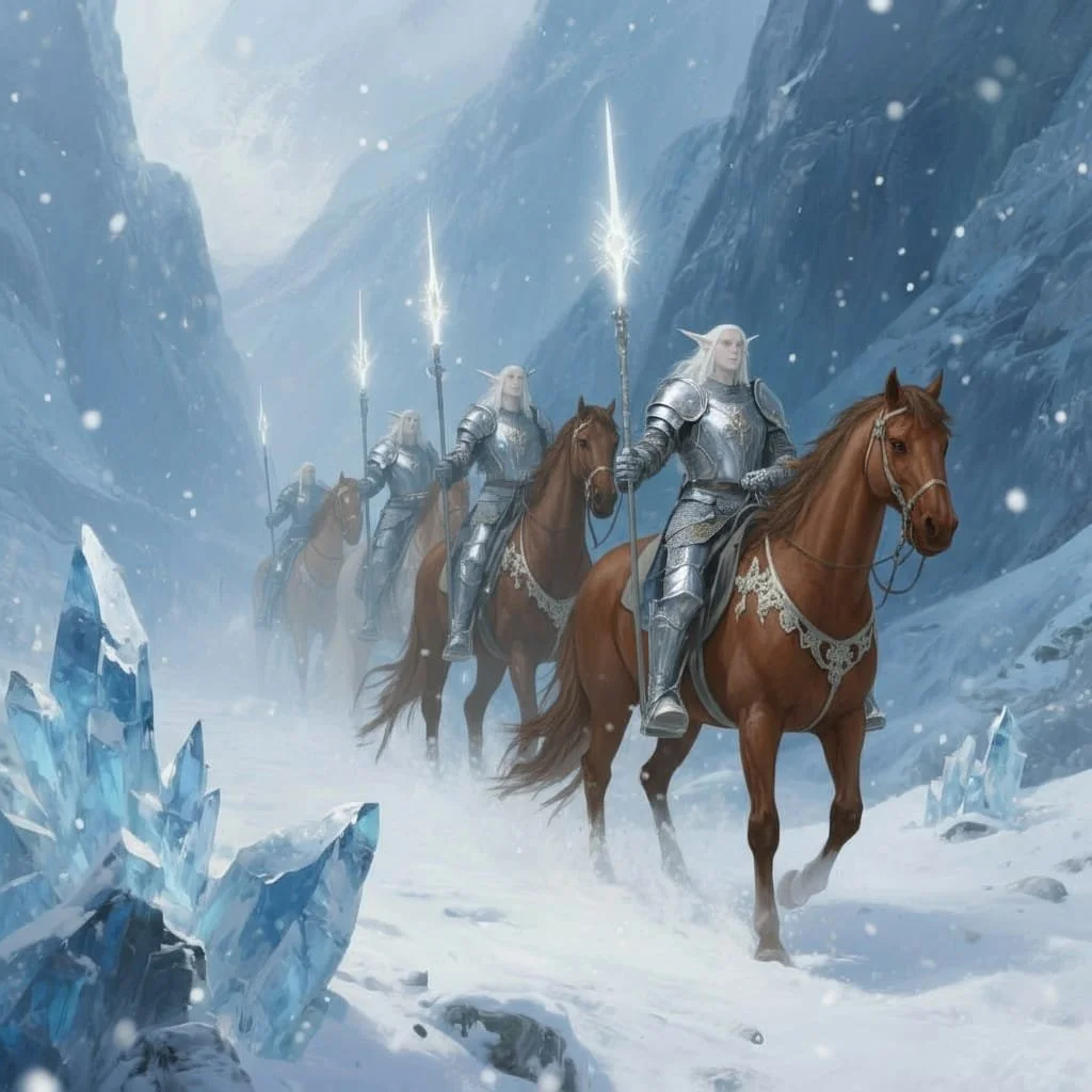 It was never the intention that the small patrol on its way to the Fiery Lands to capture the royal daughters would encounter hostilities during their passage through the mountains.