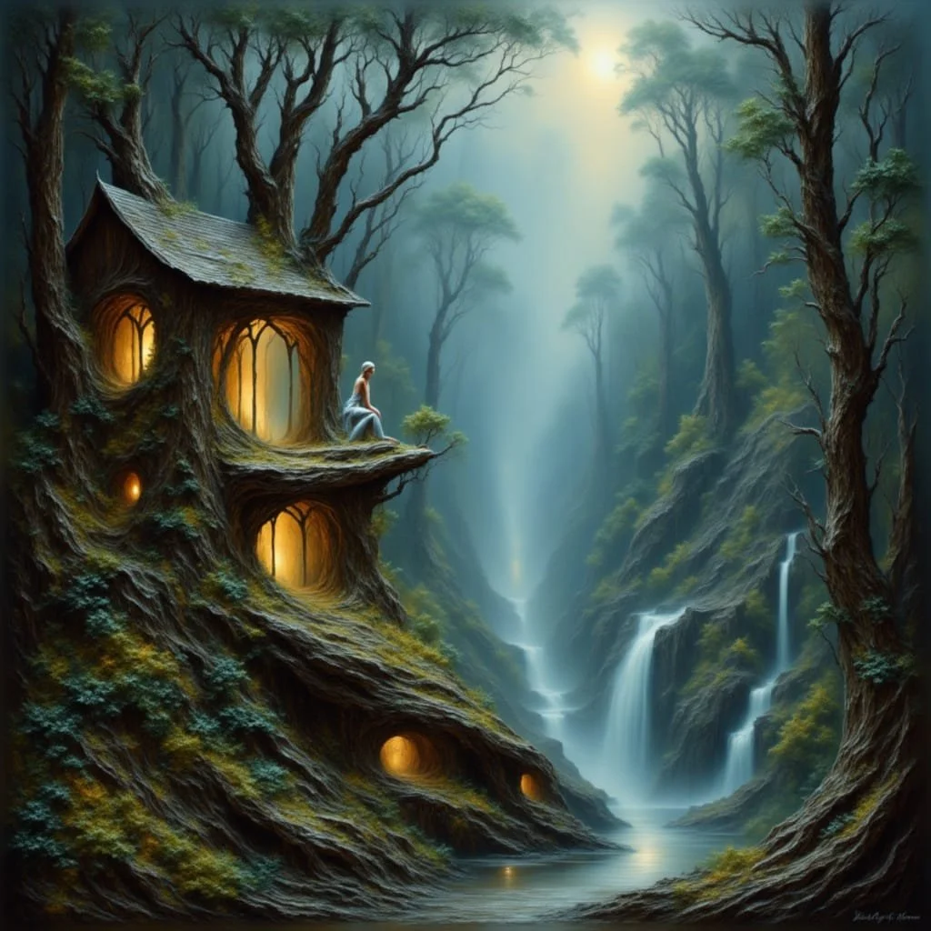 When the early day shows its first rays of lights, tári summons Eryndor.