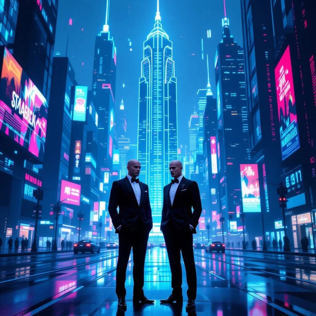 The night has been long. Early in the morning Gaius and Julius walk through the city streets wondering if a last drink for the road would be a good idea.