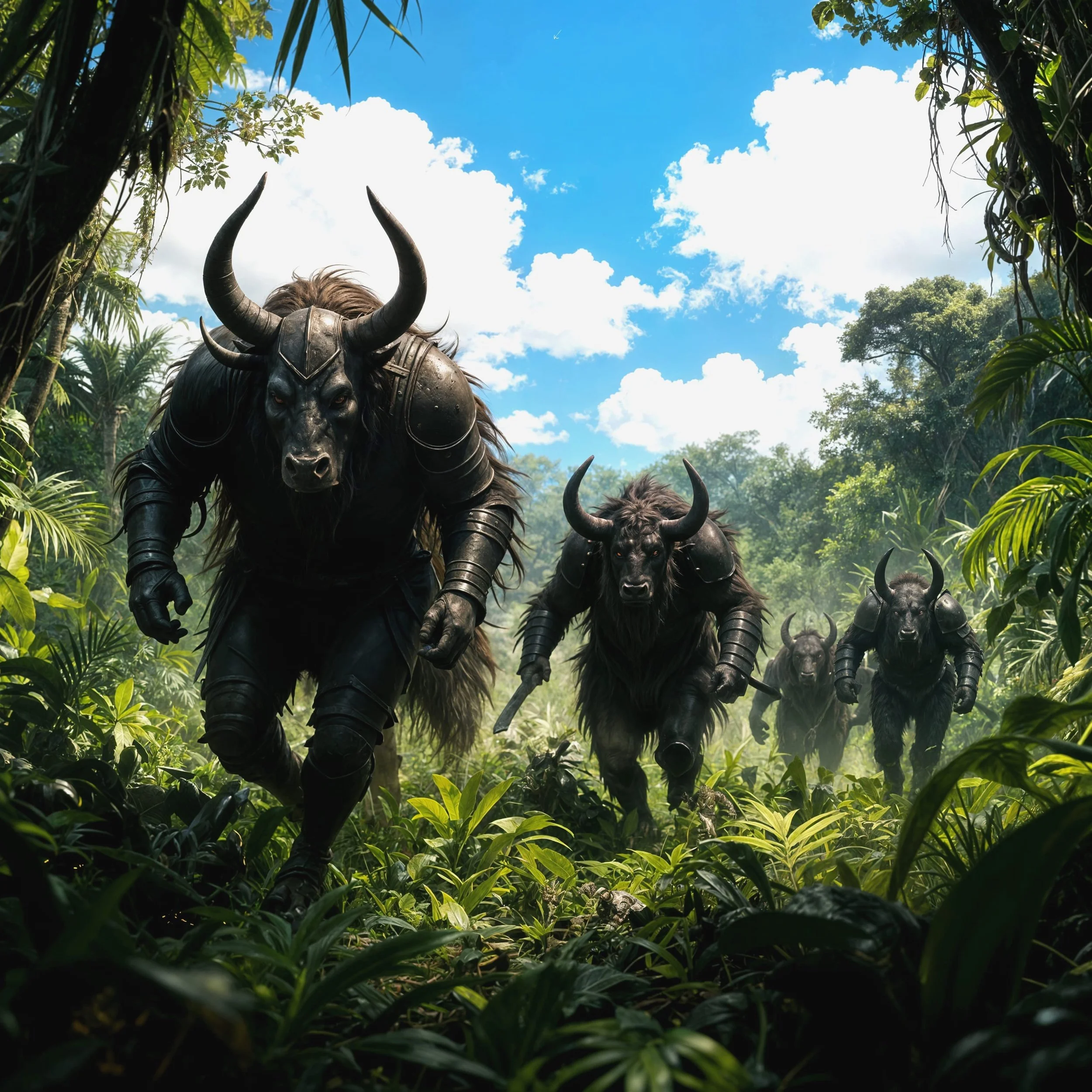 They ran, and kept running, until they entered the jungle and had to hack their way through the undergrowth.