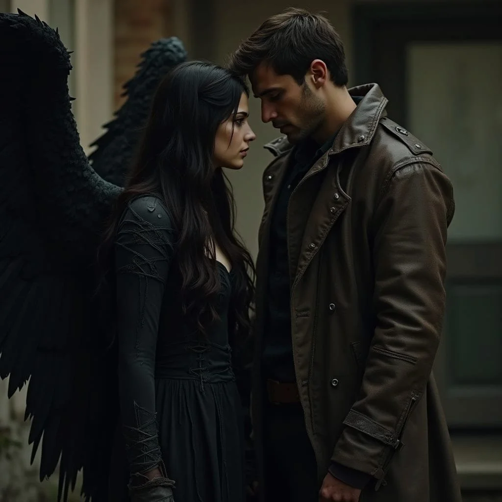 Before Maximilian sets of to inform his friends and plan the necessary actions he thanks Ariel and the two embrace each other lovingly. Ariel tells Maximilian to beware.