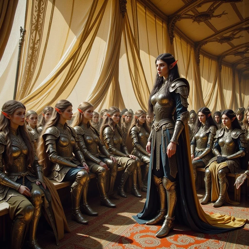 But the prosecutor comes with evidence that is hard to deny: Eryndor is accused of bonding with a male dragon. Apart from killing a fellow elf for a male elf to ride a male dragon, let alone bond one, is the biggest crime.