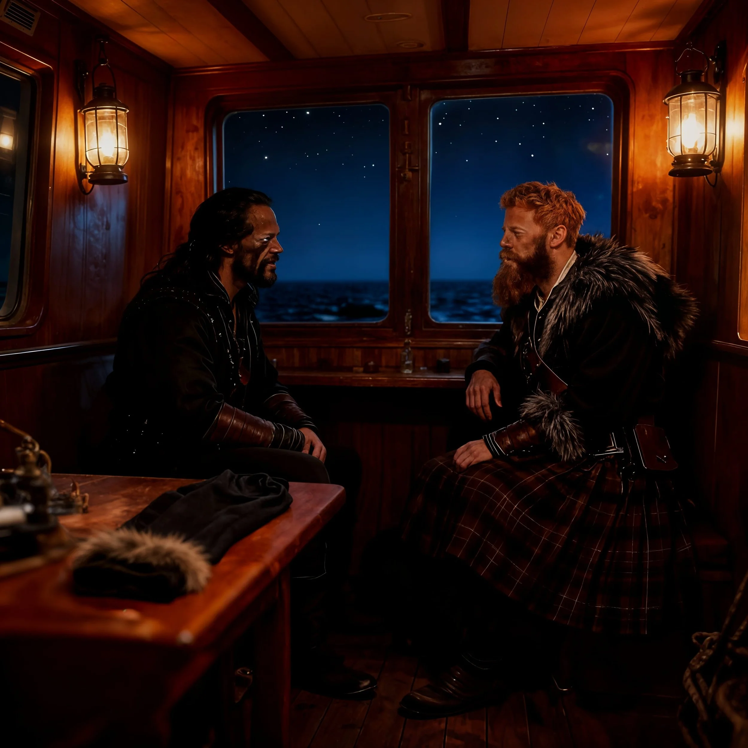 After all, even when the magic disappeared then and there, MacDonald could not keep on wearing them.....they already started to smell....So MacDonald took them off and put them on the table.