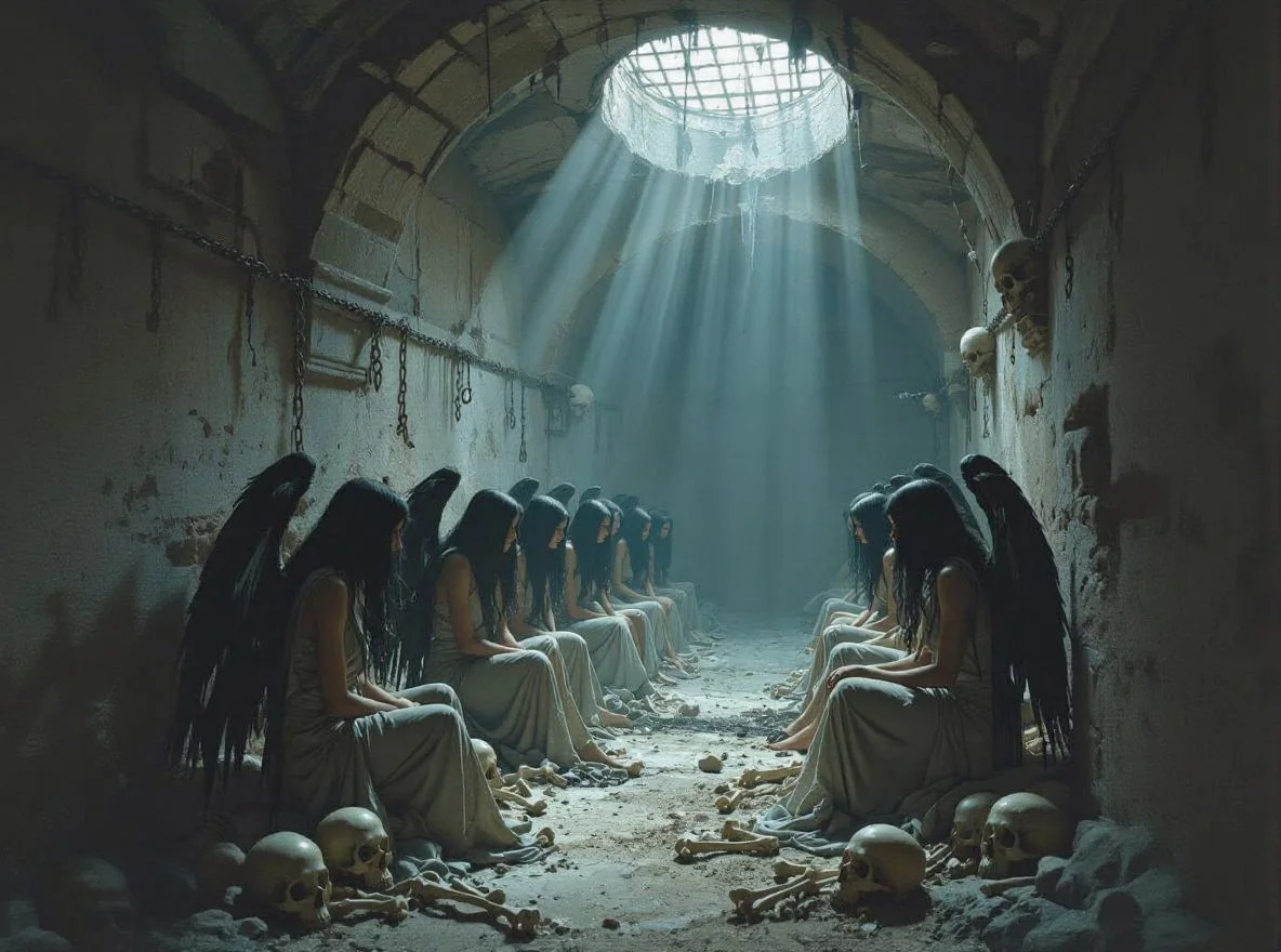 "Could it be true?" "Where is Ariel?" "If it were true, she would be here, no?" "I don't believe it, it is just another trick from the Gorgons." "They want to demoralize us further." "Wait, what is it that I hear over there?"