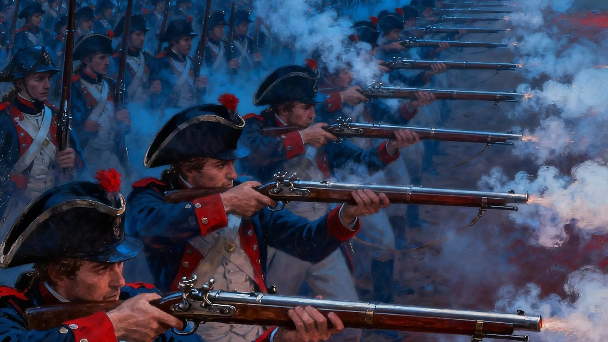 Neo knew that this time there was no hiding or trickery. It would be a full frontal battle. So he turned to de Reggio to use his rifle division at full power right from the start. He also advised to wear the official uniforms to prevent soldiers bein