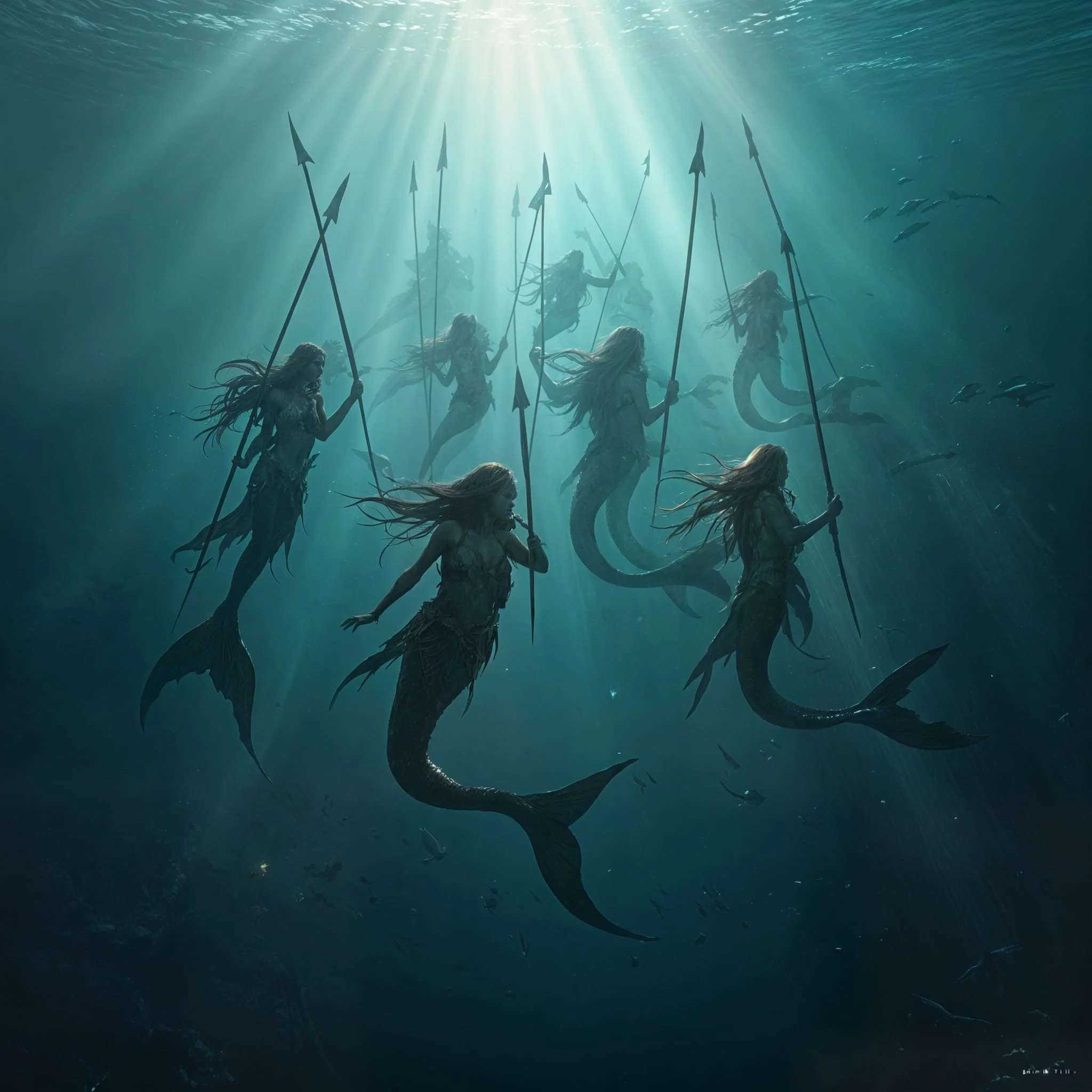 This would not only provide safety from predators, but also from the mermen's arch-enemies...the mermaids.