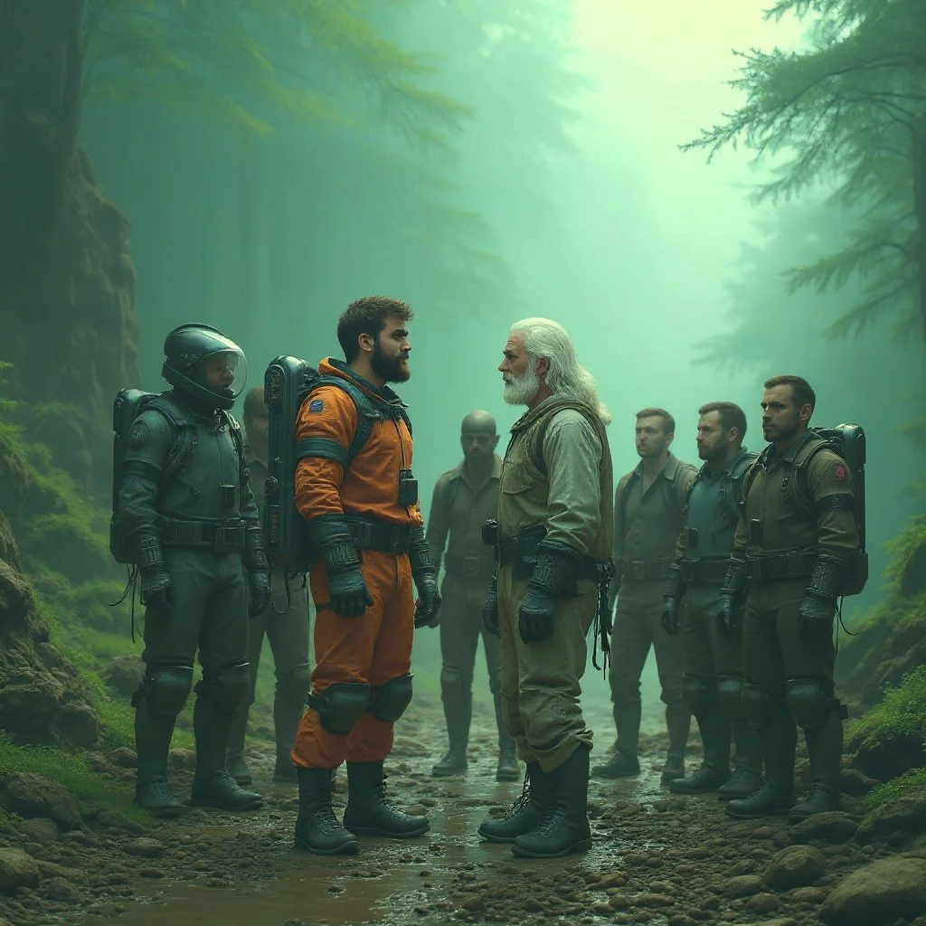 Zoroaster is the leader of the believers. The moment Mac starts talking to him, more people join to backup Zoroaster. Mac tells him that the intimidation of the tech people has to stop. Zoroaster replies that they are only doing God's work.