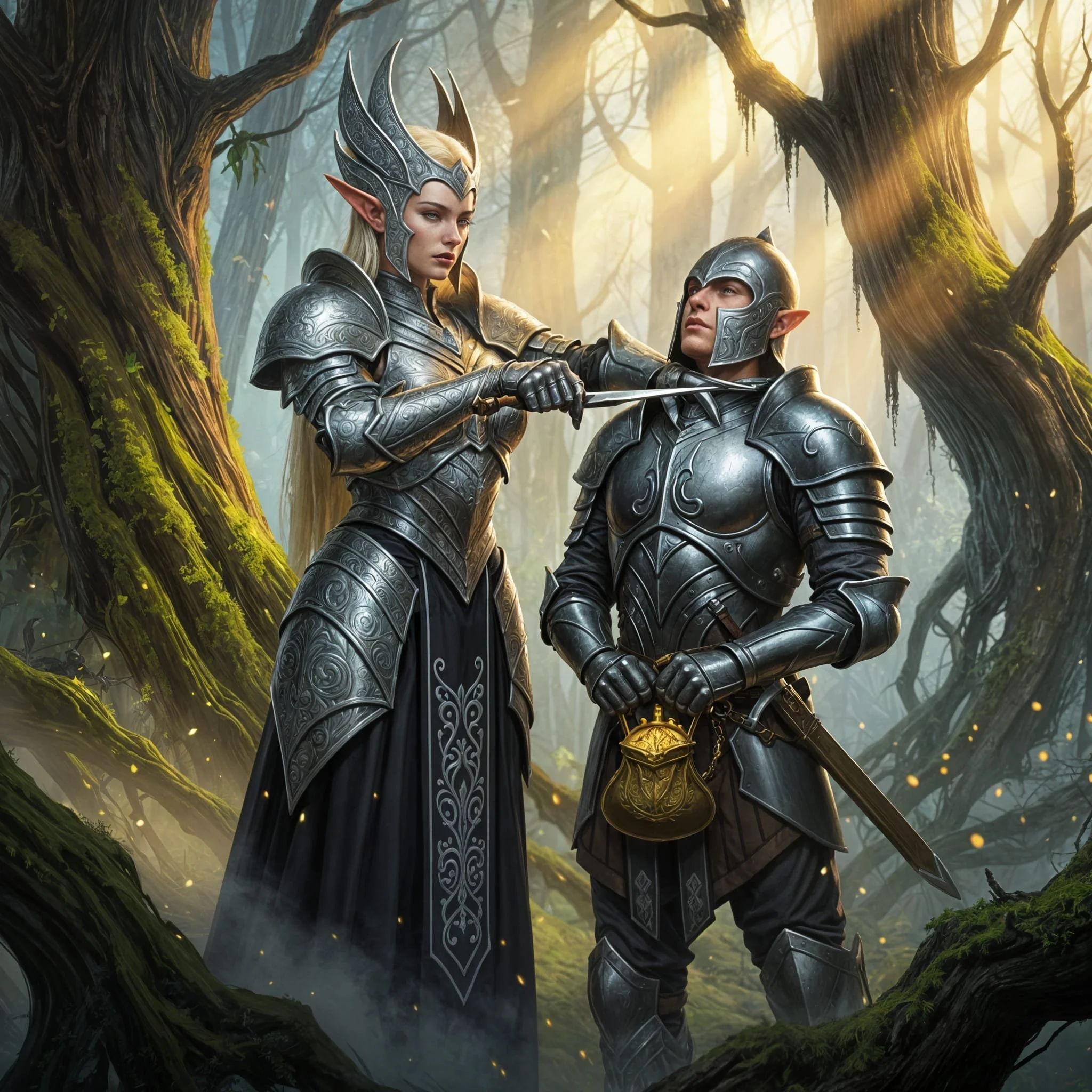 The man thanked her but before he could leave, Isolde held a knife to his throat: "You know that if you let this leak to anyone, it will mean the end of your pathetic life." To which the man nodded.