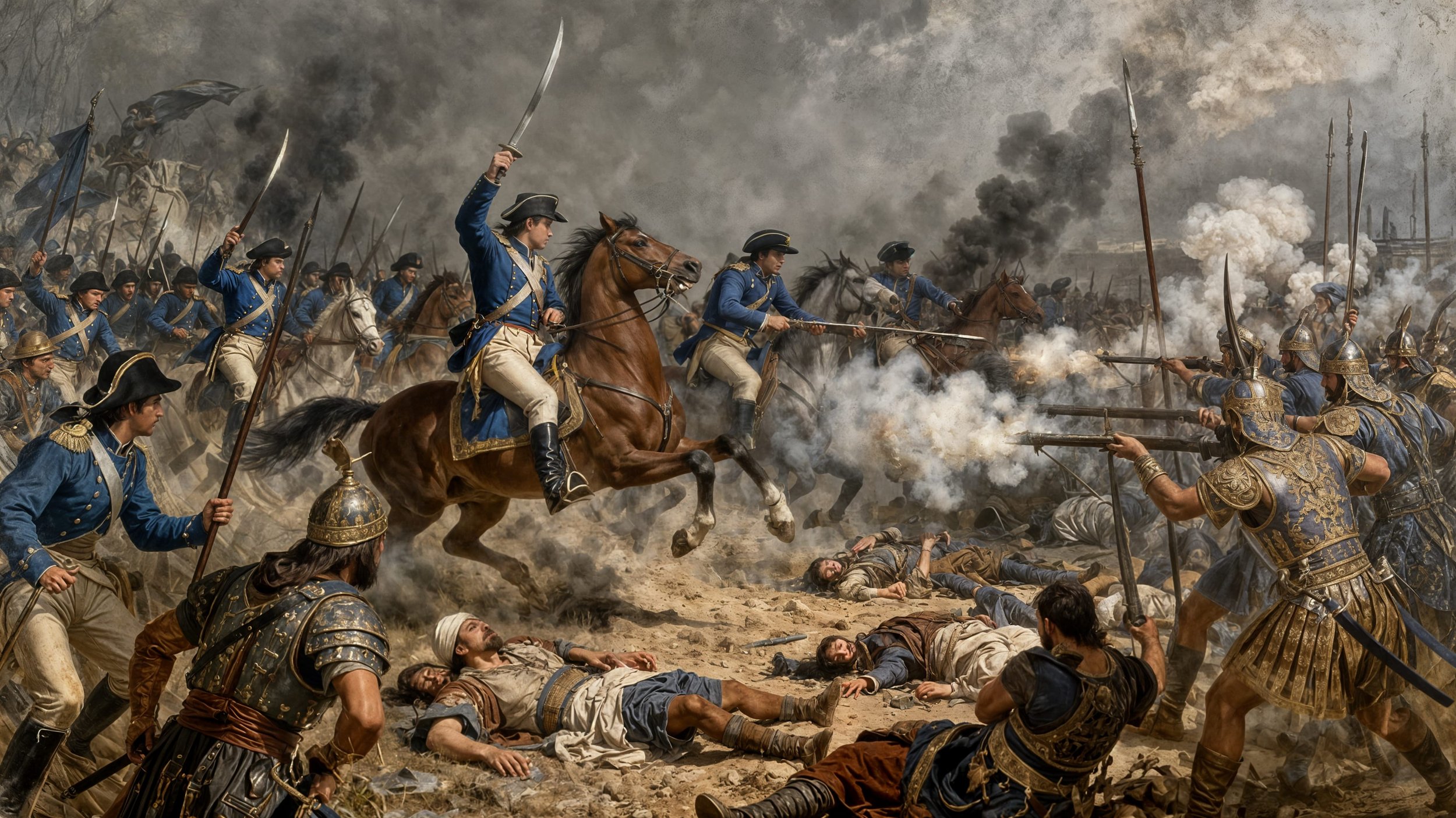 Some of them managed to resist by grabbing the guns of fallen soldiers but it was too little too late.