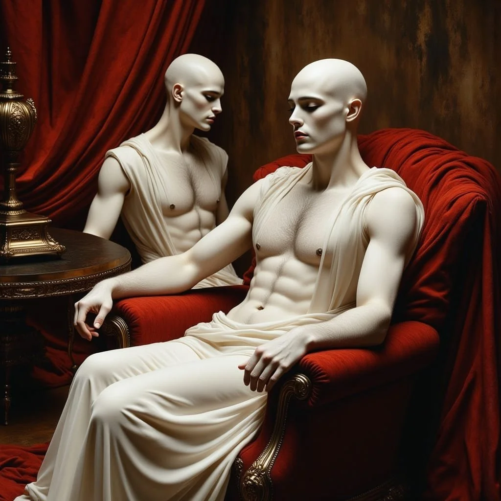 Gaius and Julius are left behind, startled about Agrippa's behavior. "He is out of control. We have to act, or this will only get worse."