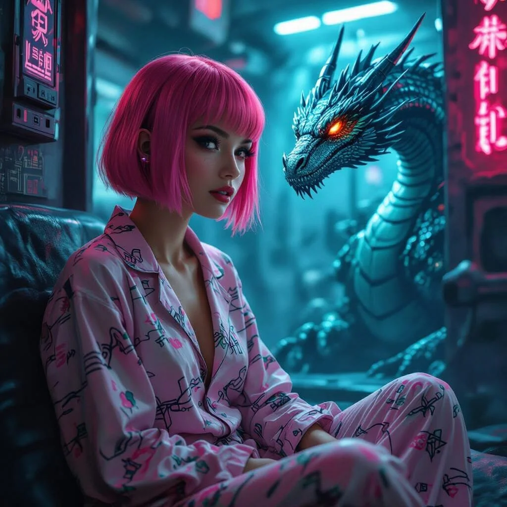 She tries to visualize other dragons.