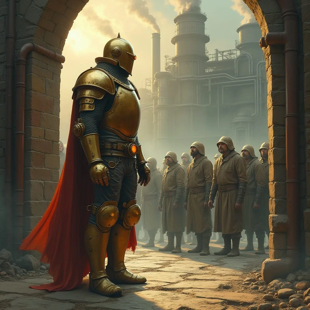 Agrippa knows that he can rely on Zorn. So he starts assembling a workforce from captured humanoids.