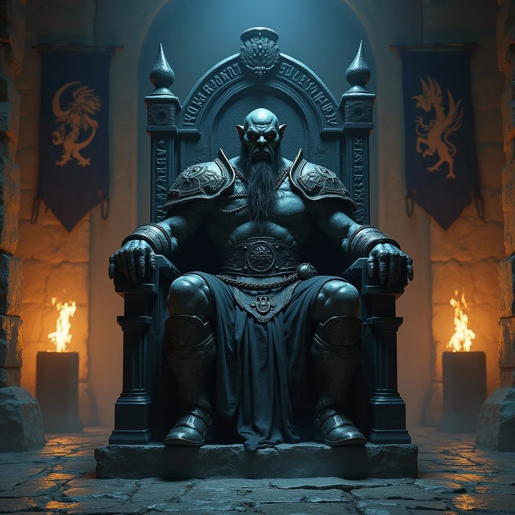 But meanwhile, news also reached him that at the border of the Lost Lands, a Third Coalition was waiting for him, led by Királya Orkok... the king of the Orcs.