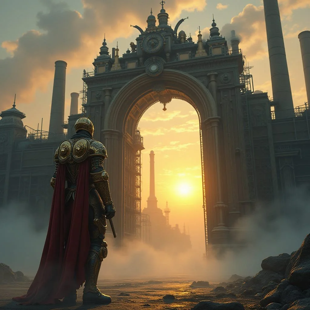 Finally Agrippa can inspect the gate in one of his new armors and sees that it is well. Zorn has once more proven to be a great asset. "Let the games begin!" he smiles.