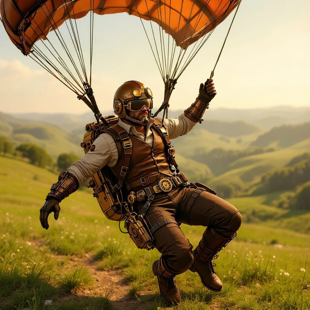 ...that after an intervention he made an acceptable landing.