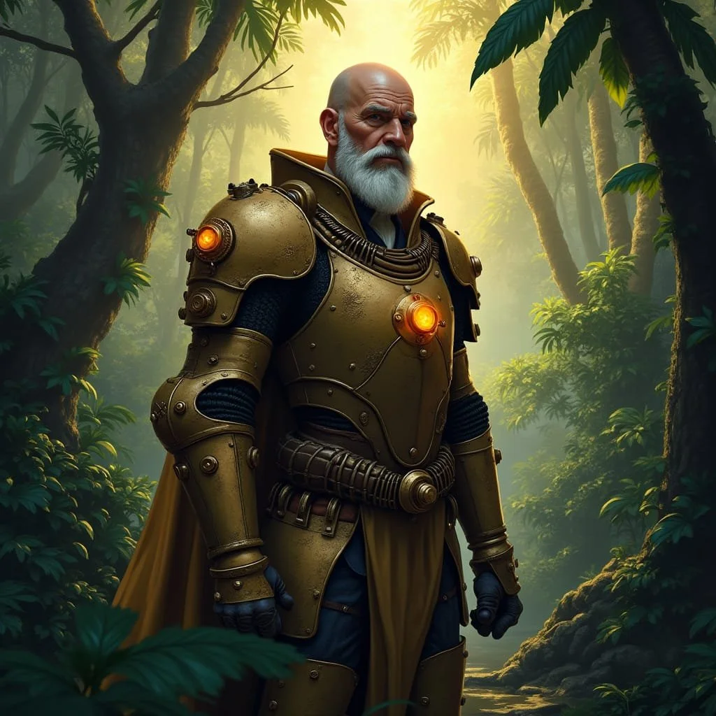 After a short walk in the dense jungle he arrives at a forgotten airfield.