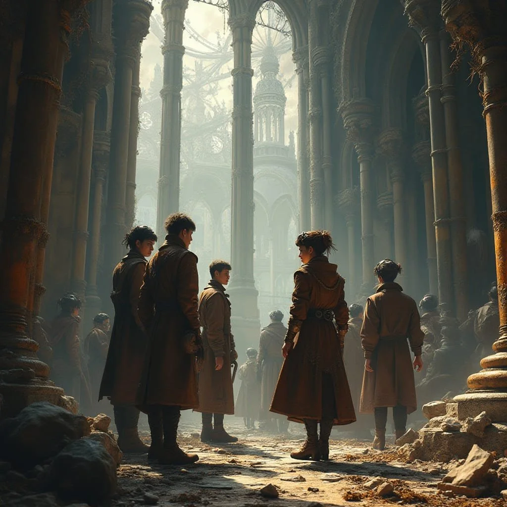 More and more members of the Guild turn to Zadie, asking her what should be done now. Give up flying, fight the Angels, fight the Gods? And how?