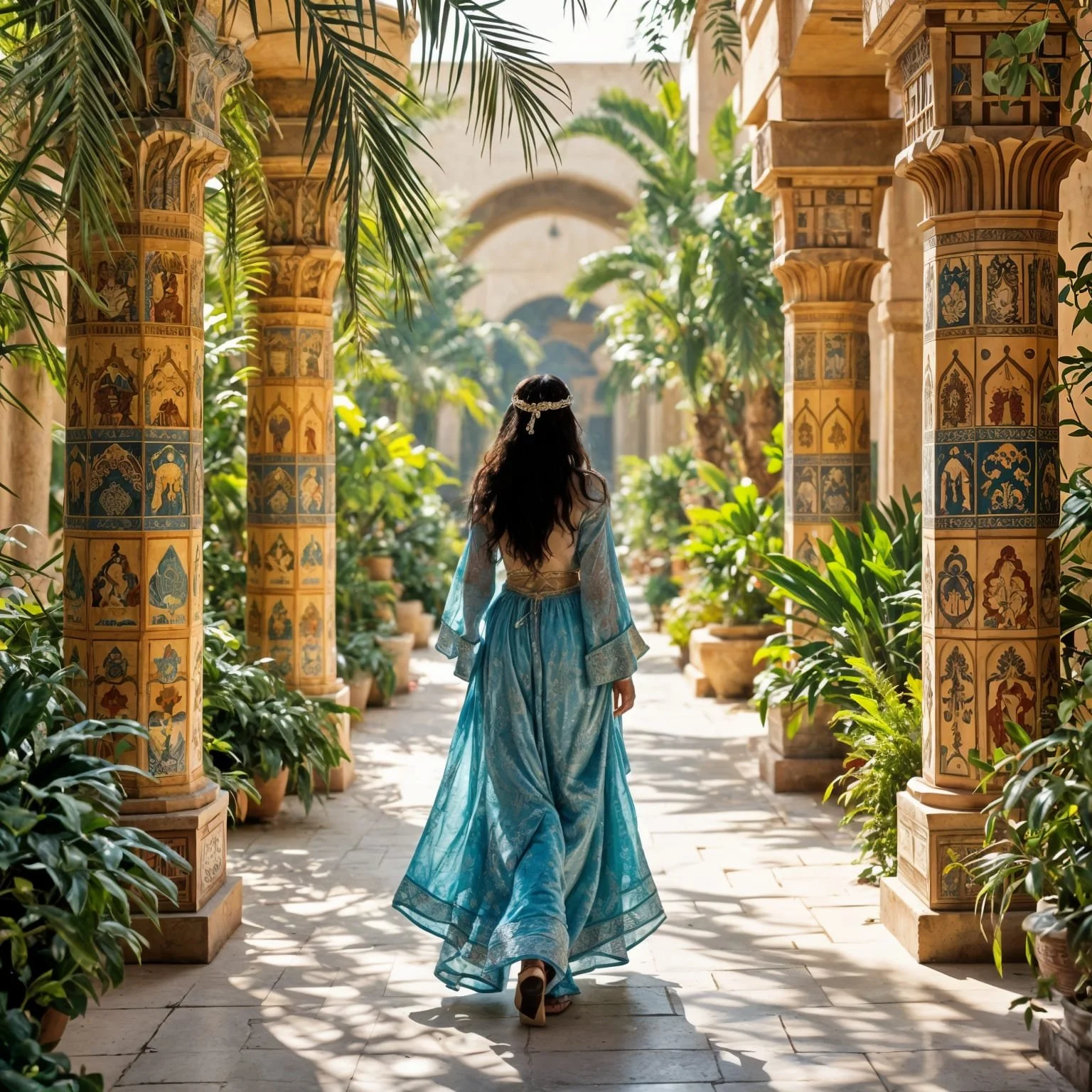 Rokhshan was taking a walk, enjoying the gardens, overthinking her options and making plans.