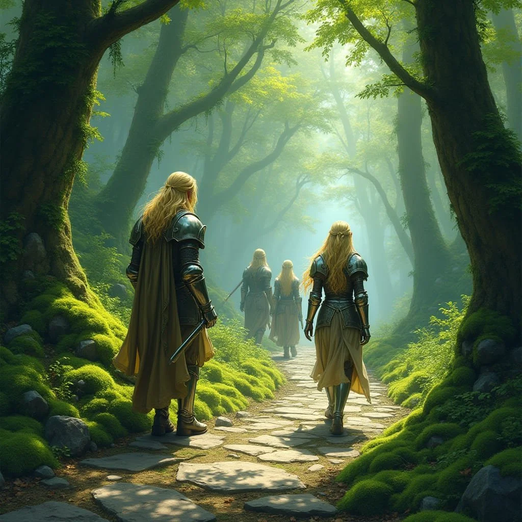 
Meanwhile, the two guides recognised the path and confirmed that the group was on the right track.