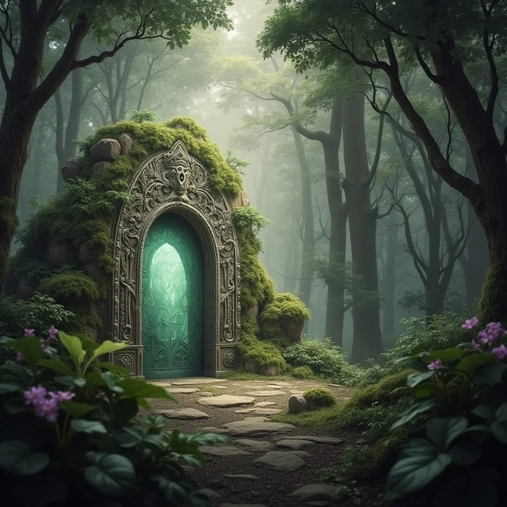 
And then, they arrived at the small temple. It looked slightly different than the original description, but it was unmistakably the treasure they were looking for.