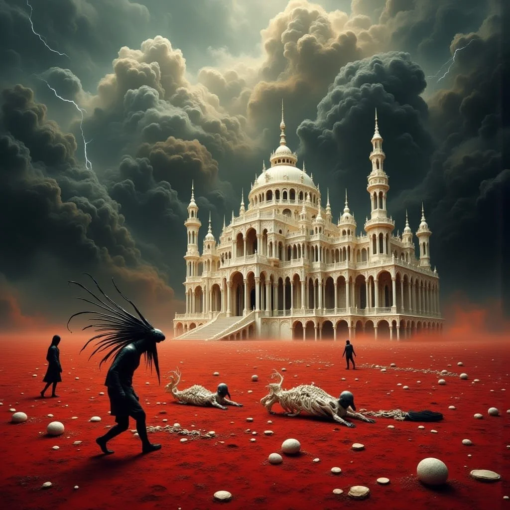 Somewhere else, in a place unknown to man, stands a palace made out of bones from thousands of creatures. Behind its walls plans are being forged.