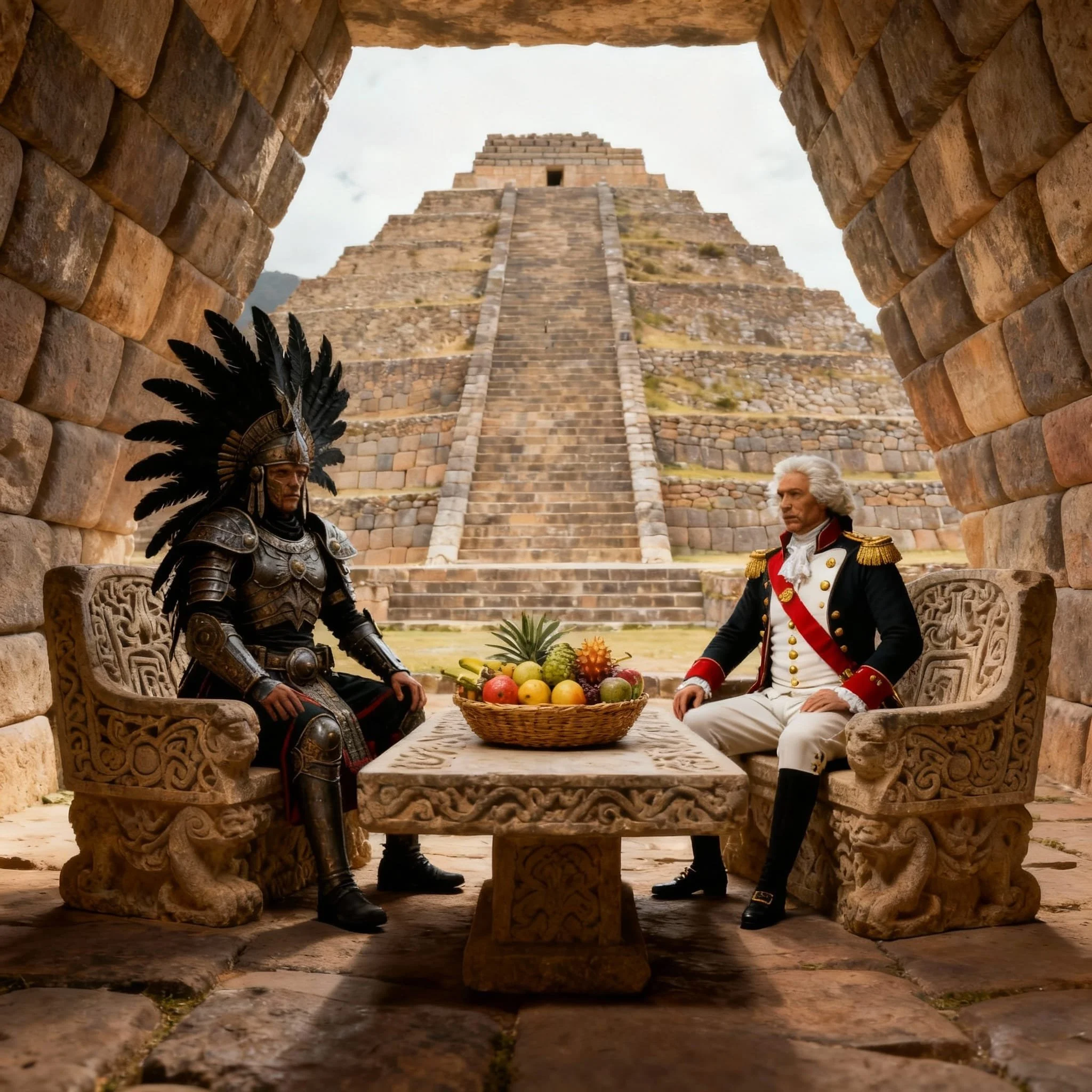 
During their meeting, Pakal praised Neo, whose name preceded him, as a great warlord and conqueror. However, he also warned Neo that he faced great danger and, consequently, an important decision. The disease that nearly killed Pakal's native popula