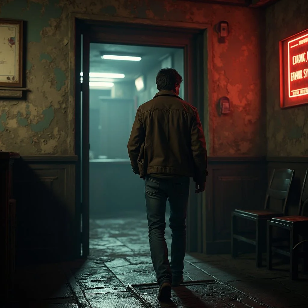 ...Max interrupts the man and tells him to get lost and leave him alone. Putting his money where his mouth is, Max stands up and leaves the pub.