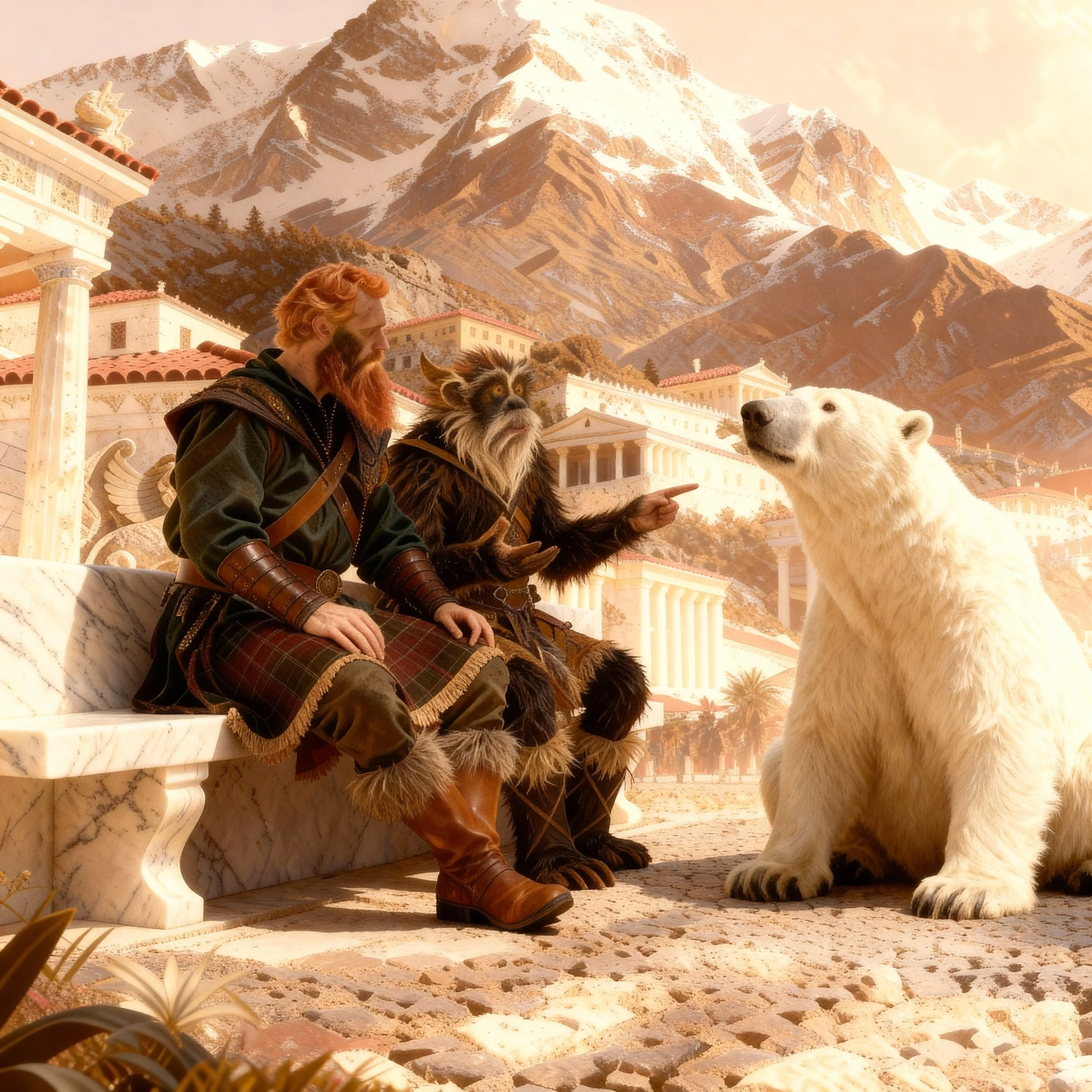 When Tornassuk heard the word "boat" he woke up. I'm not going in an underwater boat. Too claustro for me and no way of escape." To which Hodēgós replied: "Then I have got news for you....if you get out of the cave and follow the coast swimming....yo