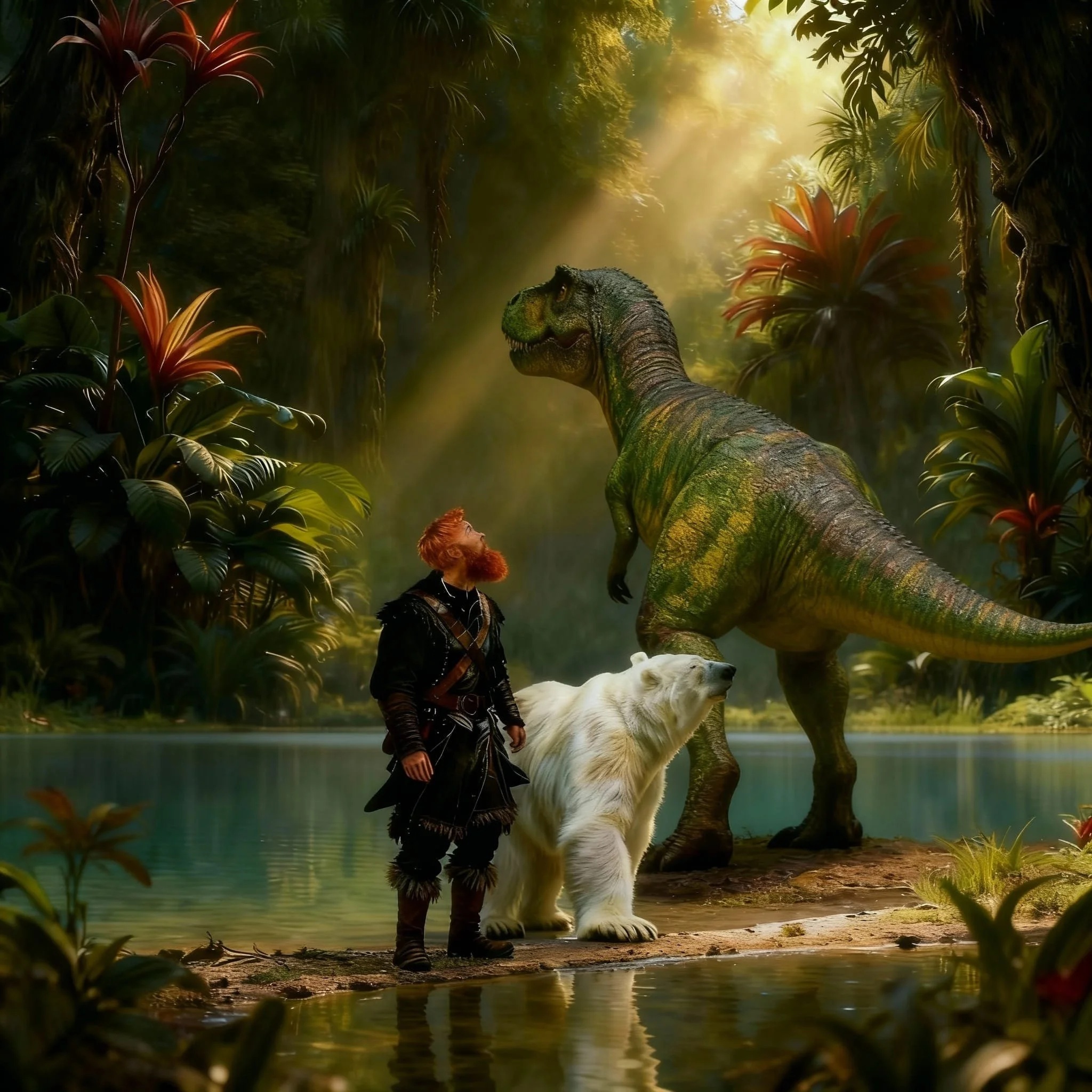 And that seemed to be sufficient. The beast turned around and disappeared sulking in the foliage.