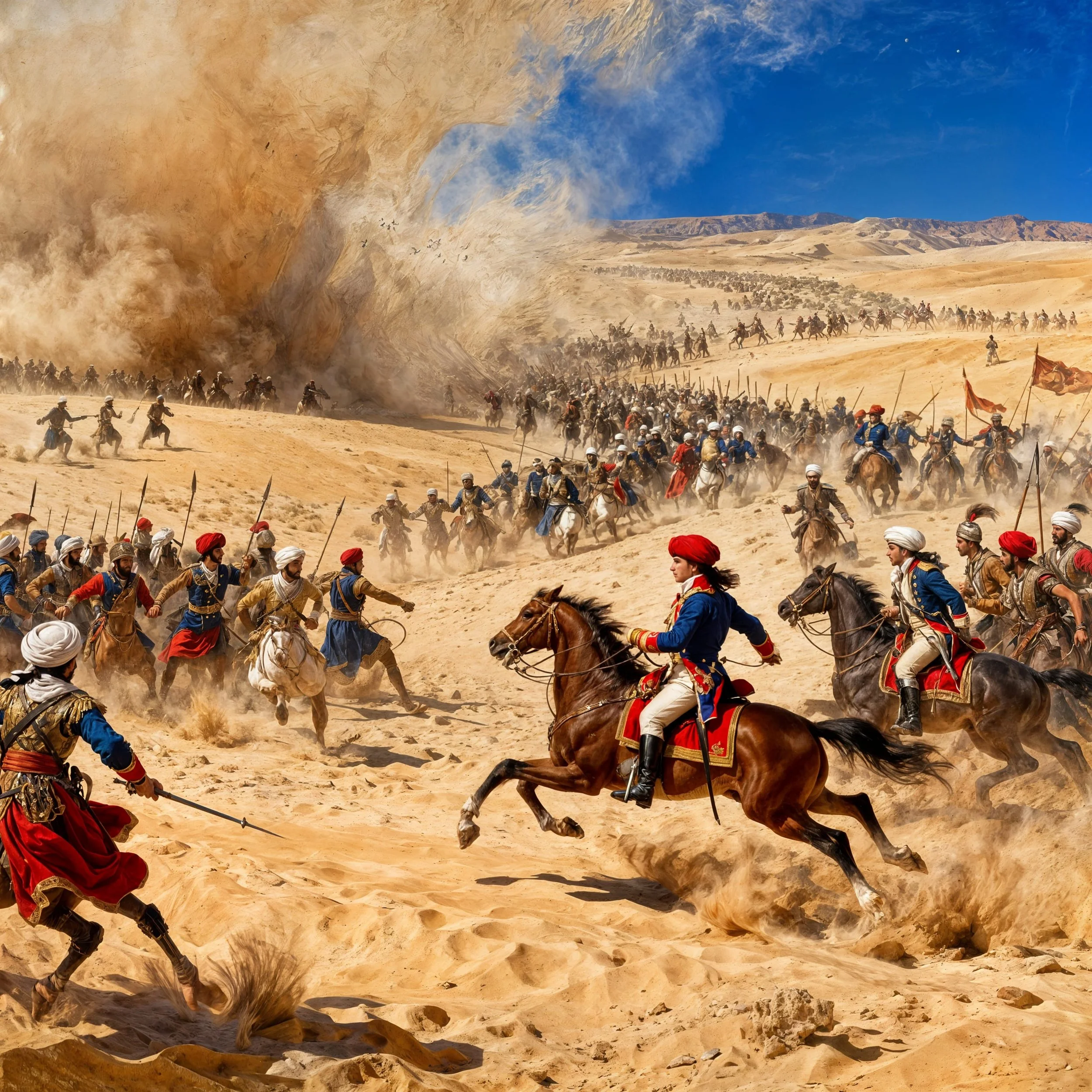 Just as Neo predicted the time for Murat had come and he had but one order when the horses stormed out: "Kill! Kill! Kill!"