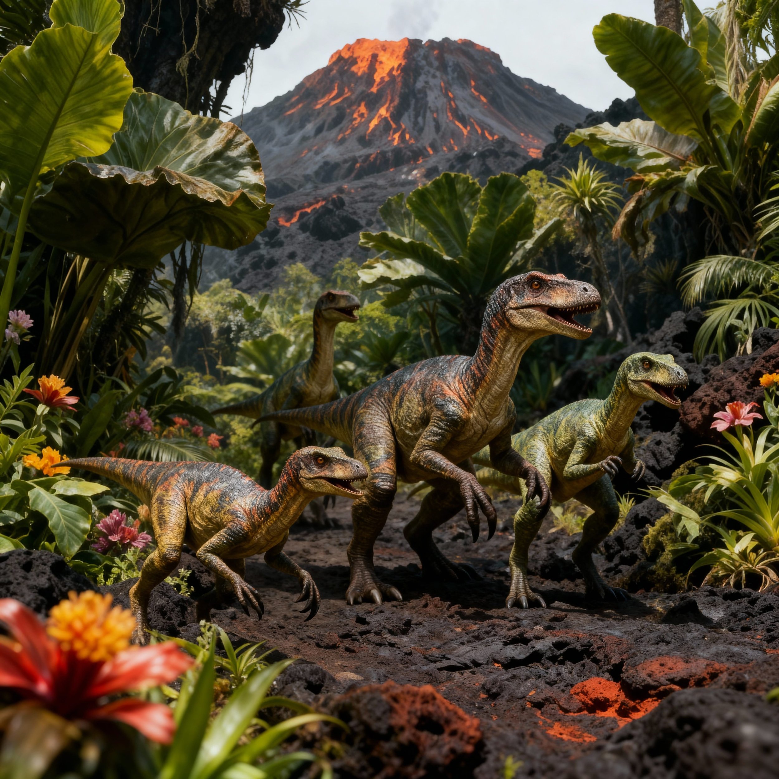 Soon they had smelled their prey and were following its trail.