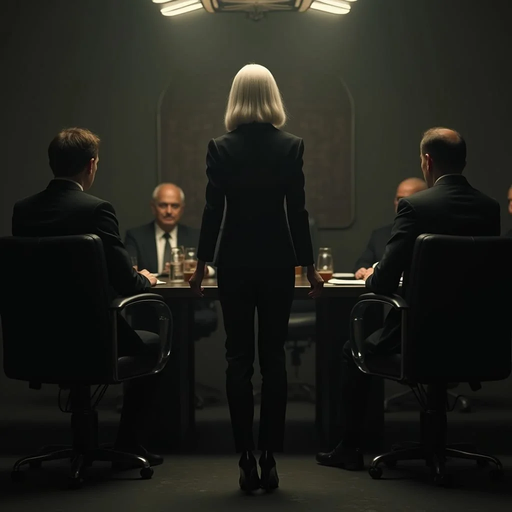 Somewhat later at the steering committee of THE WORKS: "So no-one of you has even the faintest idea how to solve this problem. Why doesn't that surprise me. Time for some girl power."