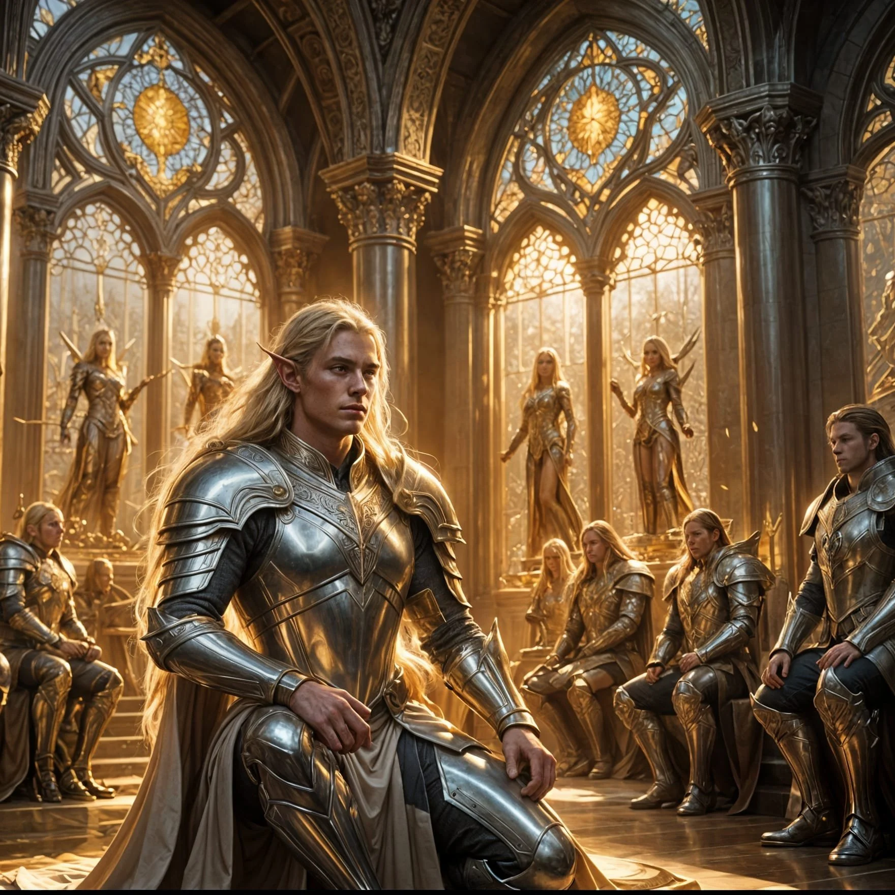 A special moment had been scheduled for Thylaris, to spare both ex-lovers any awkward moments. He had insisted that his lieutenants also took their vows.