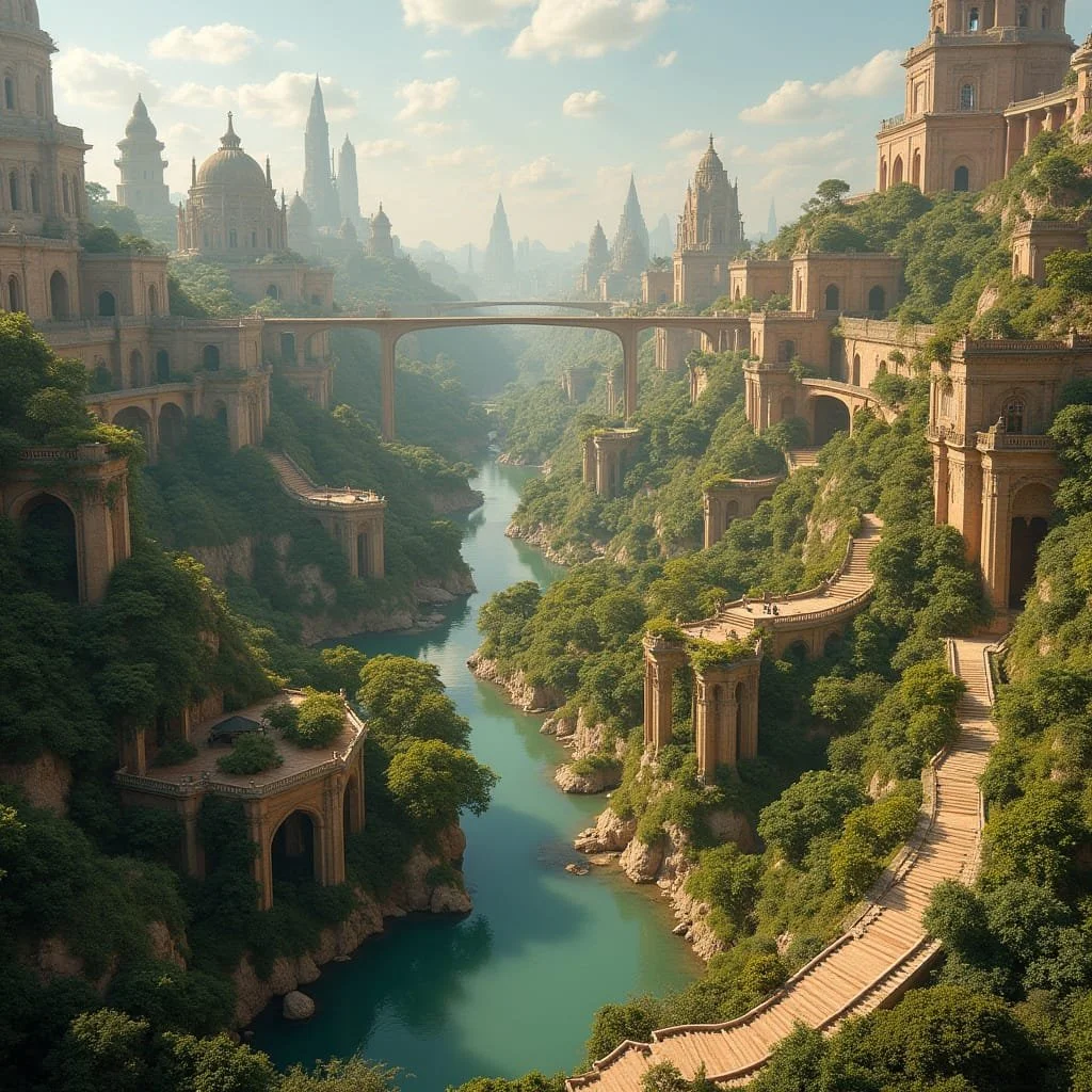A few days later in one of the many hanging gardens of Babylon.