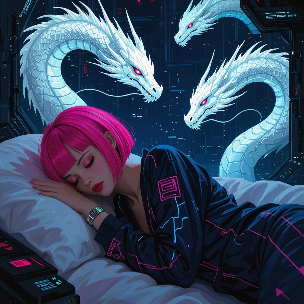 Until she gives in. And opens her mind for this white dragon, even though it is haunting her.
