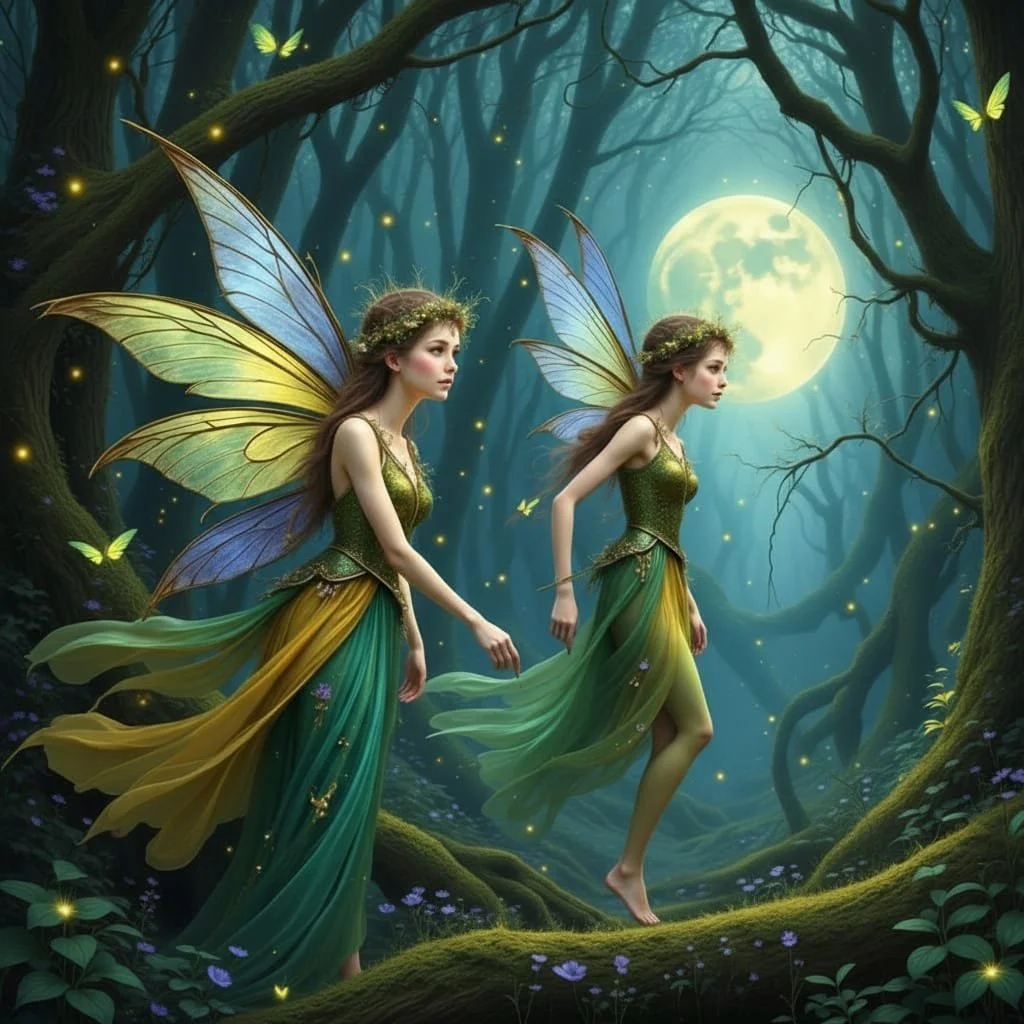 Sprites were the more fairytale kind of fairies. Their main duty lied in helping other beings and keeping balance in the world.