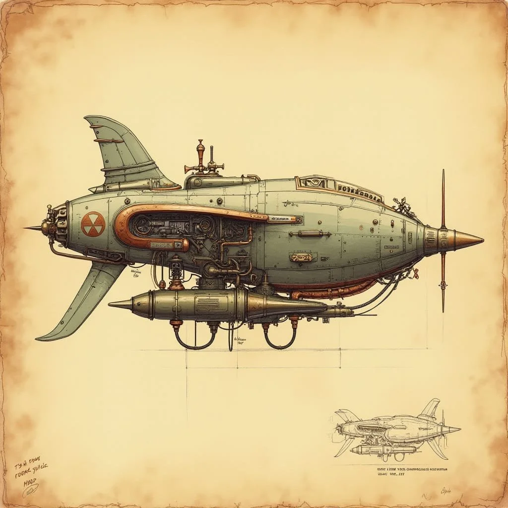 So why not build a plane without wings? But he finds himself always going back to classical elements like the propeller.
