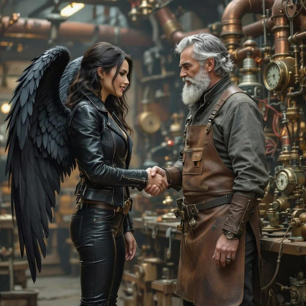 A deal is made. A plan put on paper and a new partnership created. Ariel just can't wait to ride her Iron Dragon.