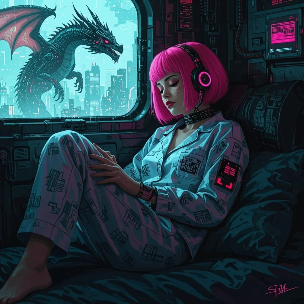 The sleep in which she was looking for solace brings more unrest.