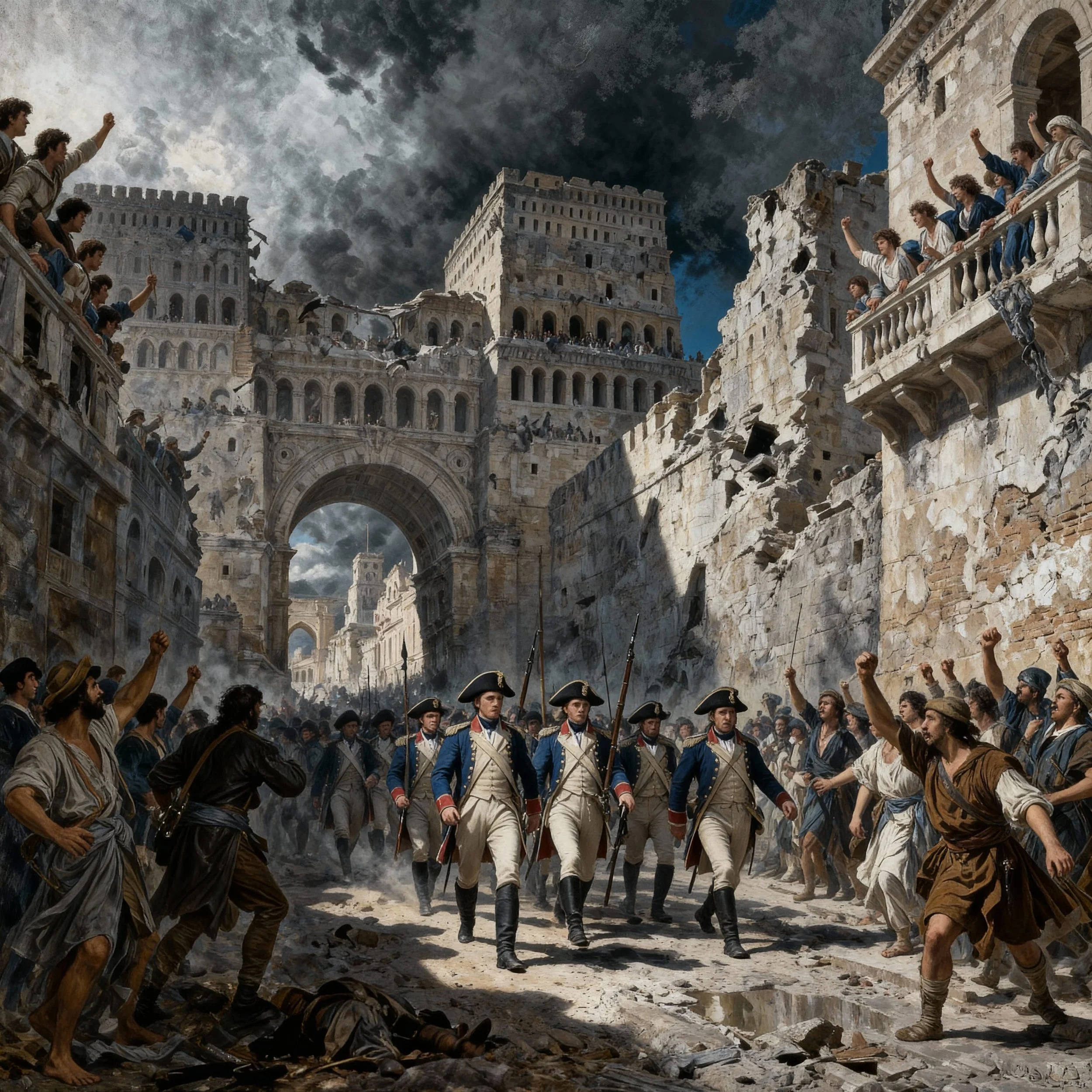 And when they arrived in Babylon they were almost treated like demigods. People were everywhere cheering the soldiers.