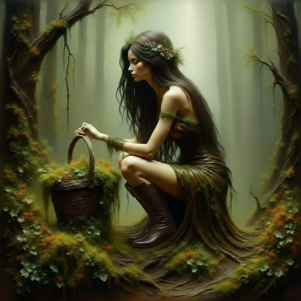 Yavanna soon had found a basket full of herbs and decided to return to Valdarin.