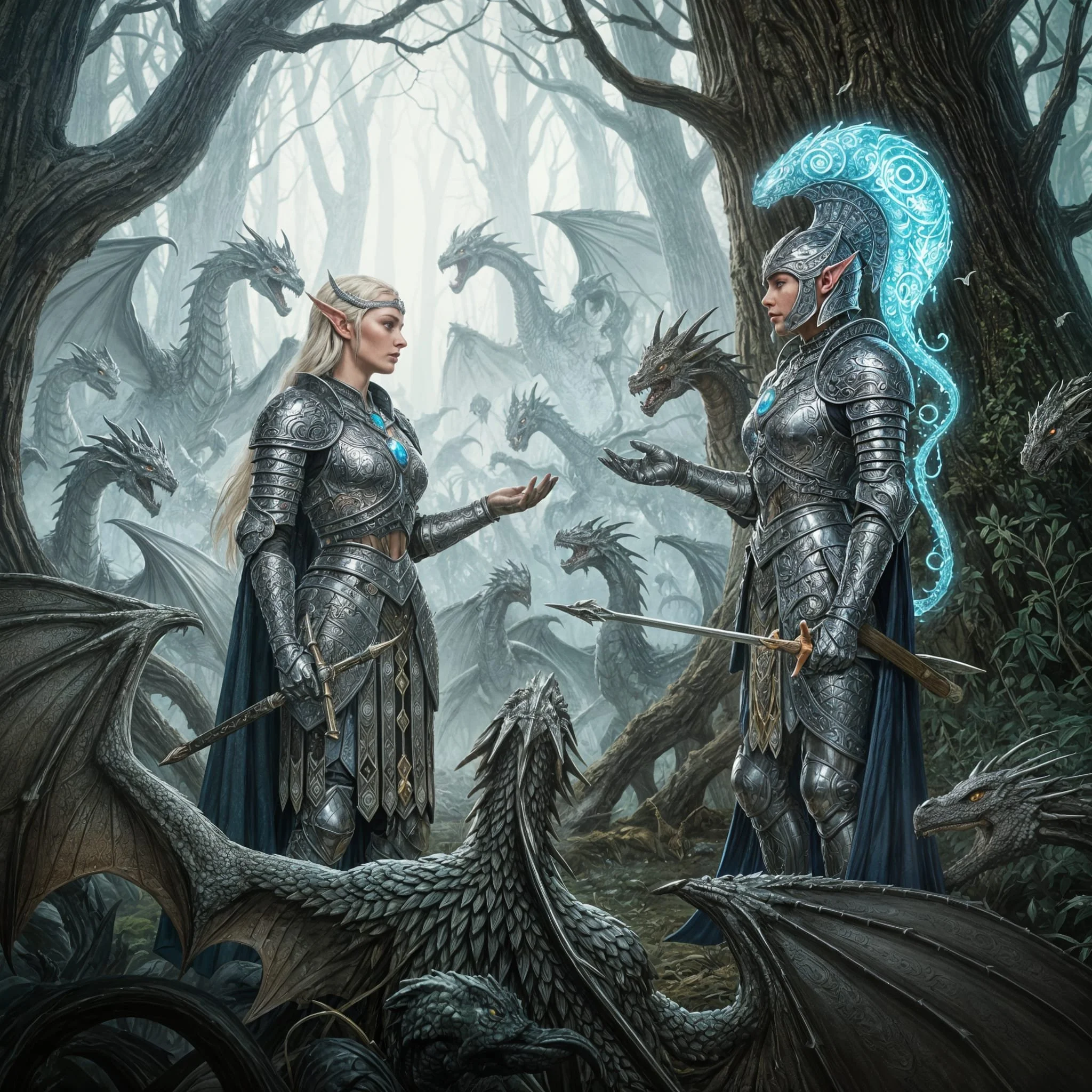 The dragons unanimously agreed to her plan and Isolde called her admiral to gather the army and explain her plan to them.