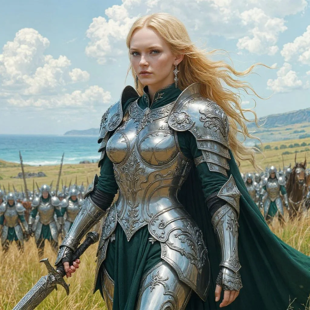 At the top, the troops were assembled and the army set off, in search of an uncertain future.