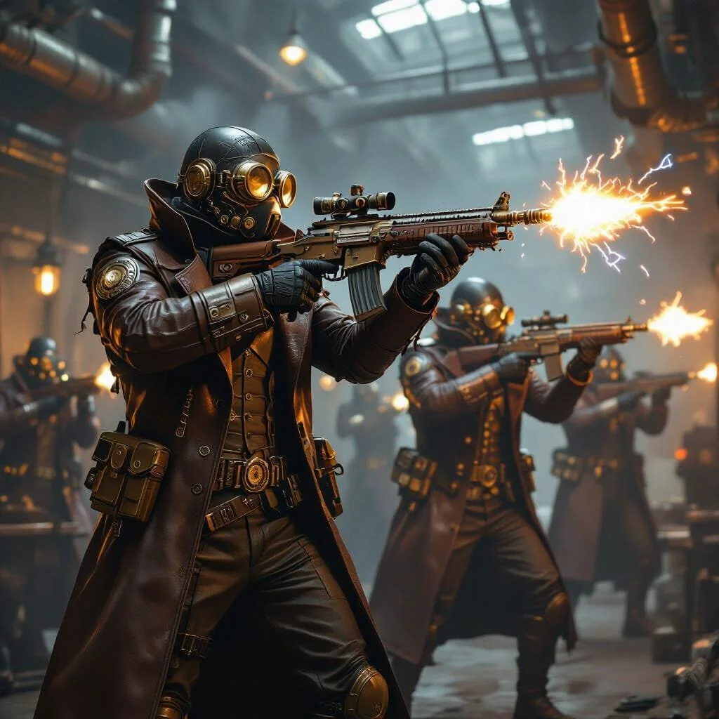 Weapons are being tested going from repetitive machine guns...