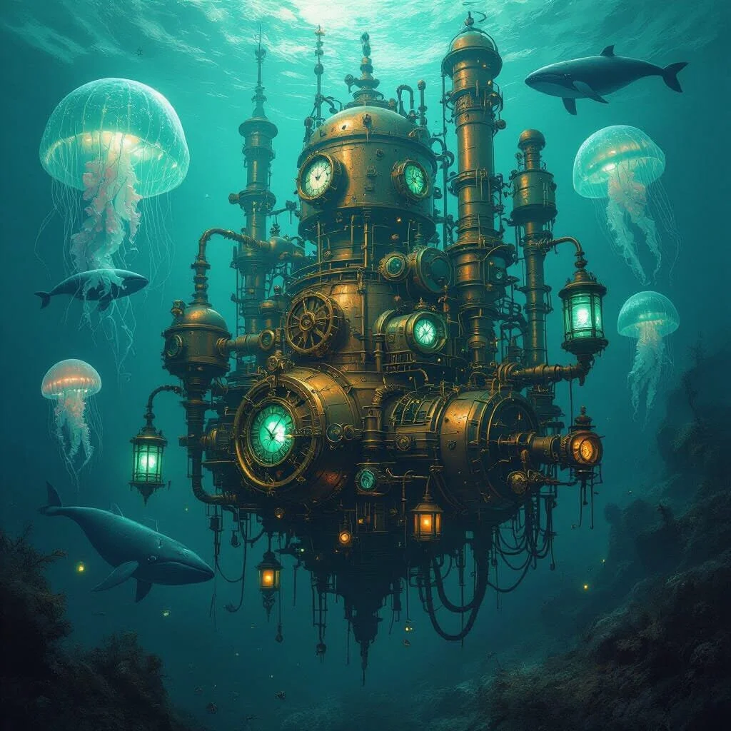 Three weeks later the unit is fully operational and accepted or ignored by the creatures of the sea. The octopus or the eel were never seen again.