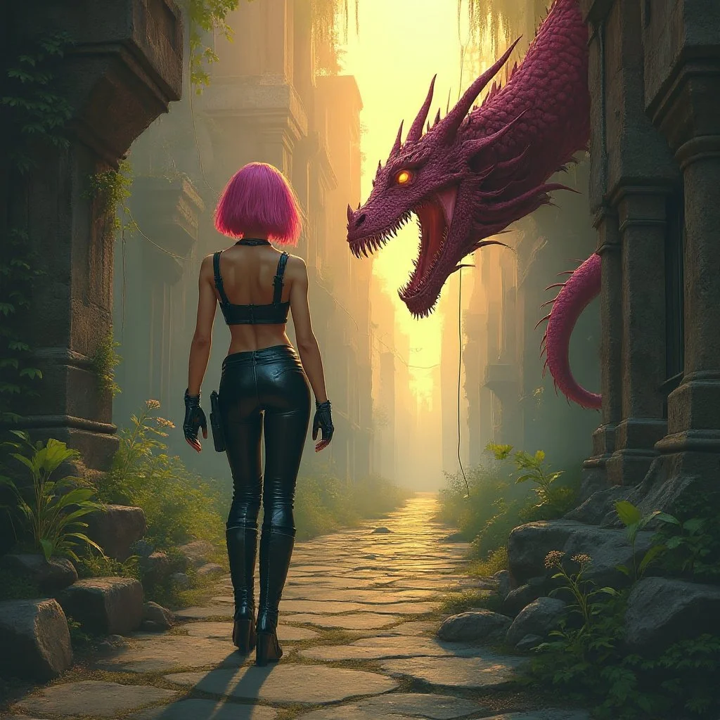 Then Malika comes to close and Lucifer hisses and growls....as if he wants to say: "This is far enough".