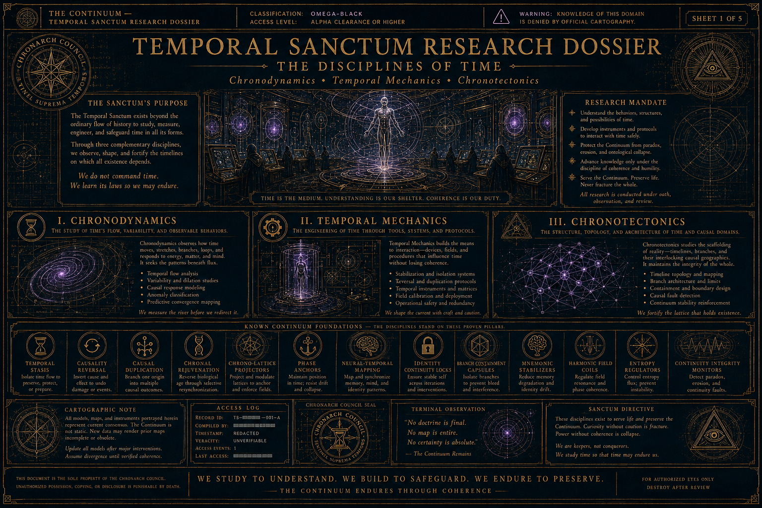 DISCIPLINES OF TIME
