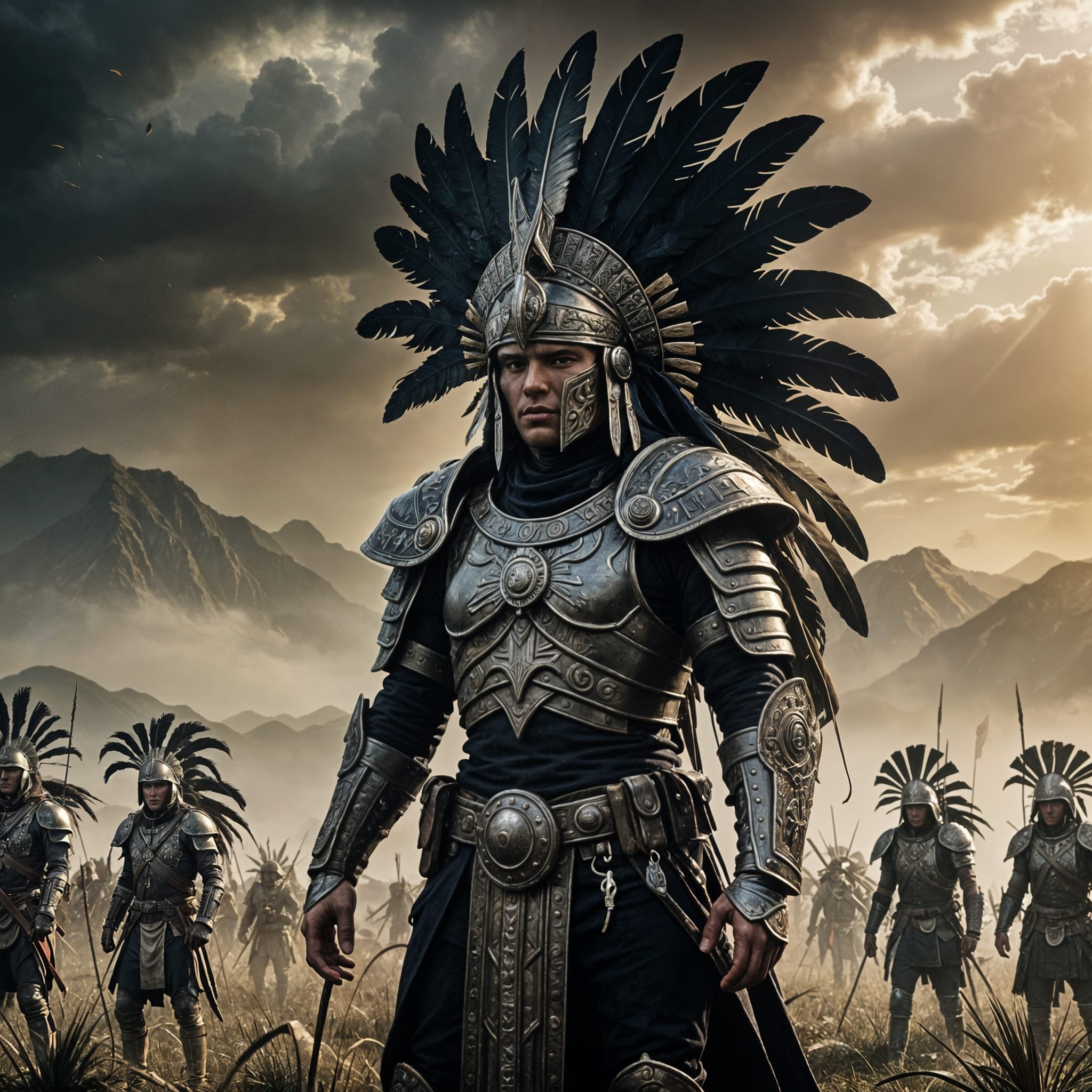 Their commander, or king, towered over everyone, easily measuring two meters. His plumage left no doubt: he was the boss here, and he was playing a home game.